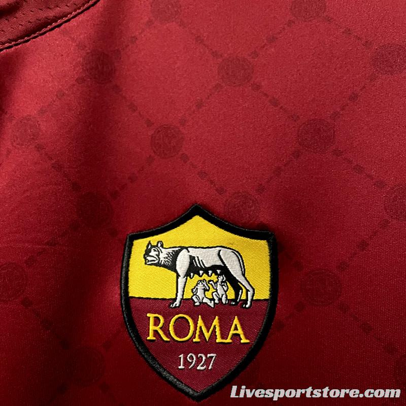 22/23 Roma Home Soccer Jersey