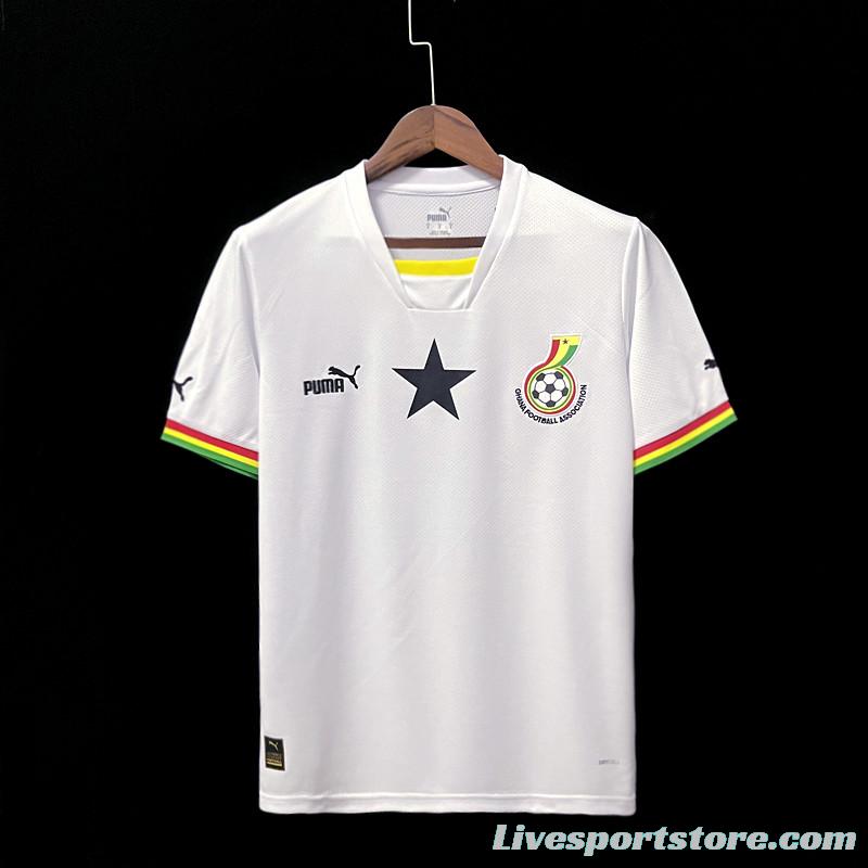 2022 Ghana Home Soccer Jersey