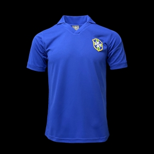 Retro 1957 Brazil Away Soccer Jersey