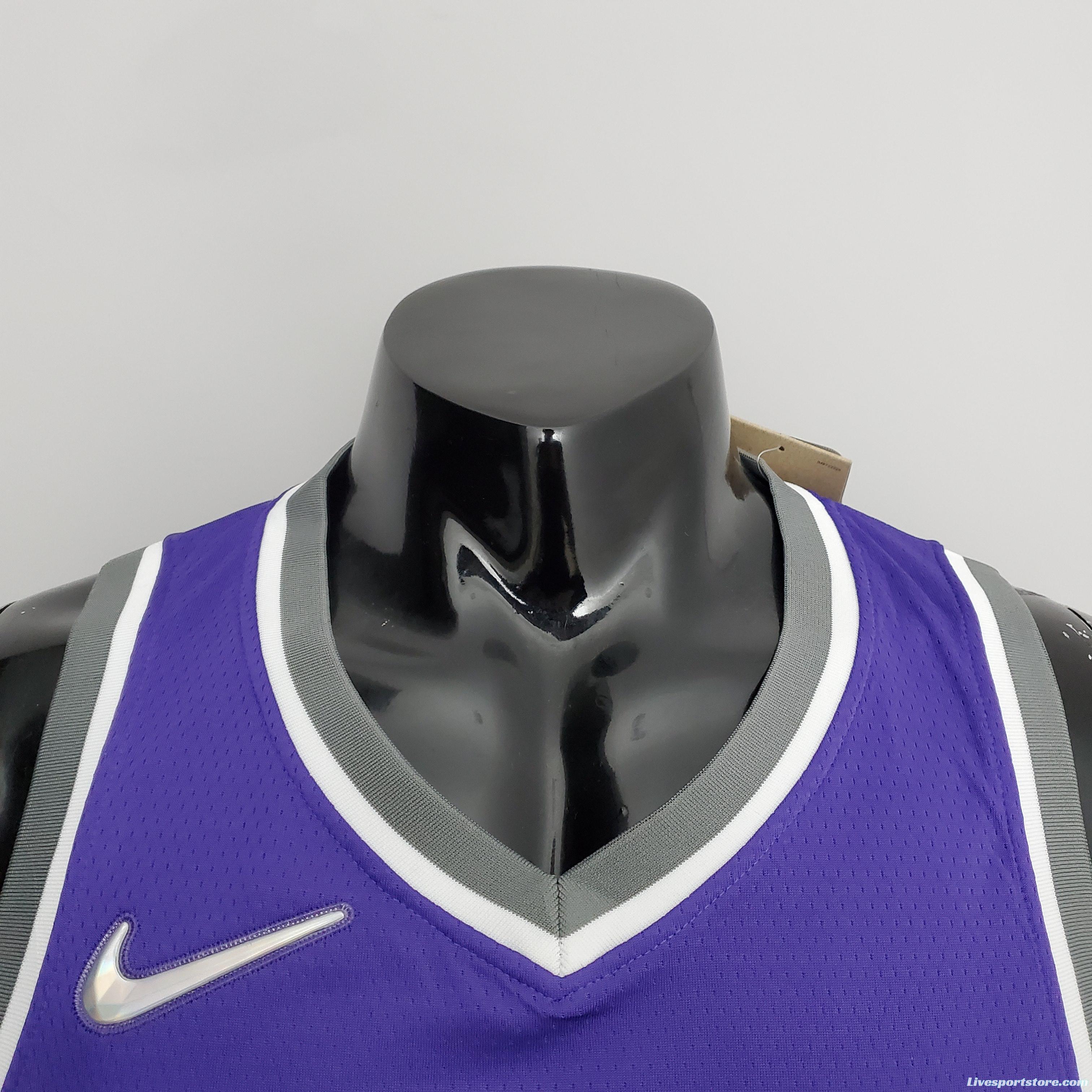 NBA 75th Anniversary Kings Williams#55 Black Purple