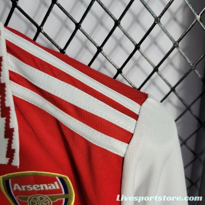 22/23 Arsenal Home Long Sleeve Soccer Jersey