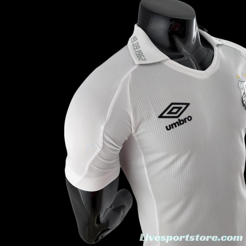 Player Version 22/23 Santos Home Soccer Jersey