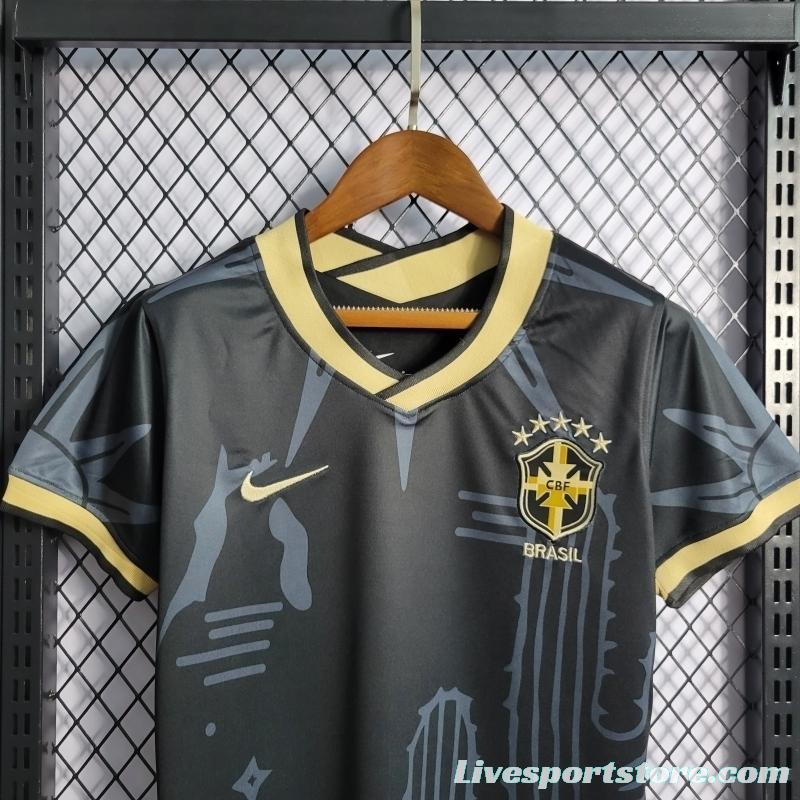 2022 Brazil Women Black Jersey