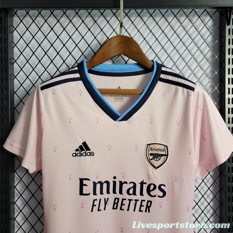 22/23 Woman Arsenal 3rd Away Soccer Jersey