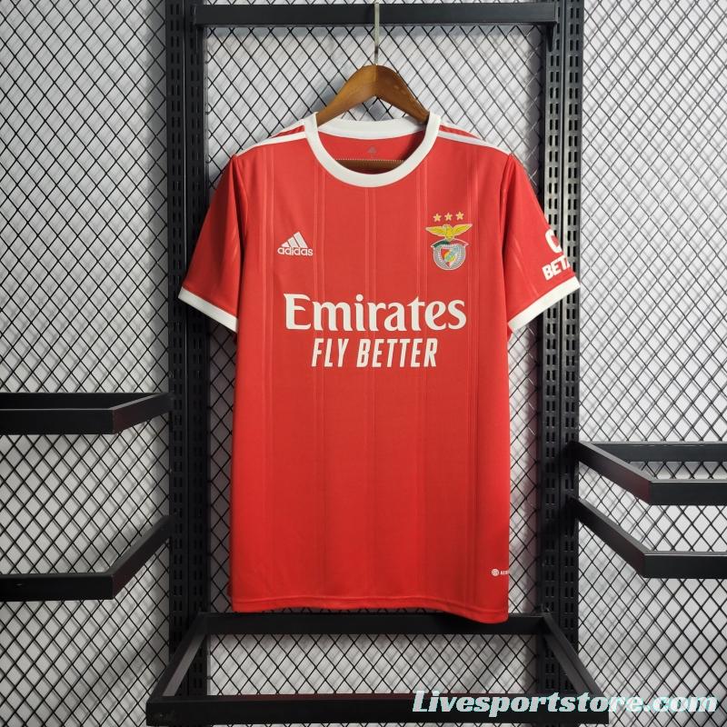 22/23 Benfica Home Soccer Jersey