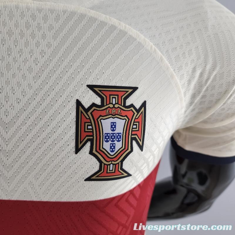 Player Version 2022 Portugal Away Soccer Jersey