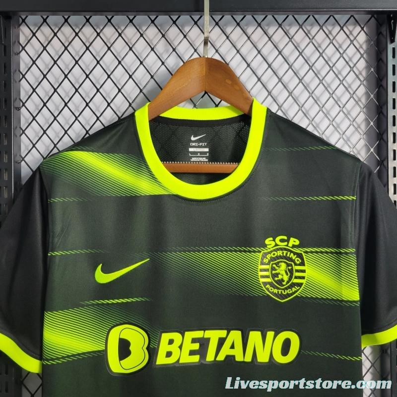 22 23 Sporting Lisbon Away Soccer Jersey