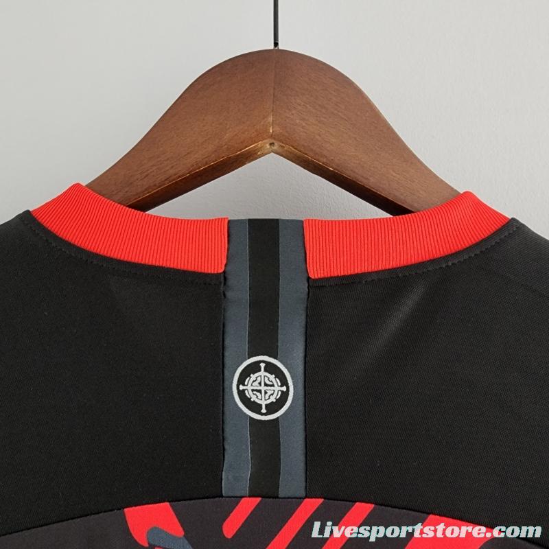 2022 Brazil Training Jersey Red Black