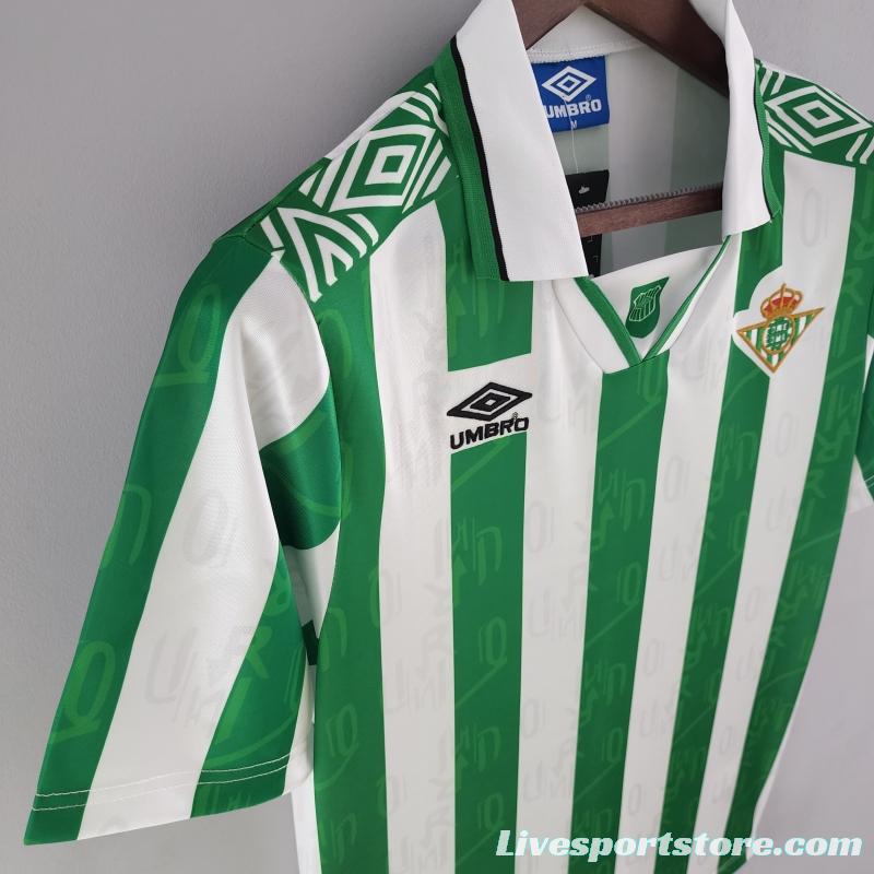 Retro 94/95 Real Betis Home Soccer Jersey