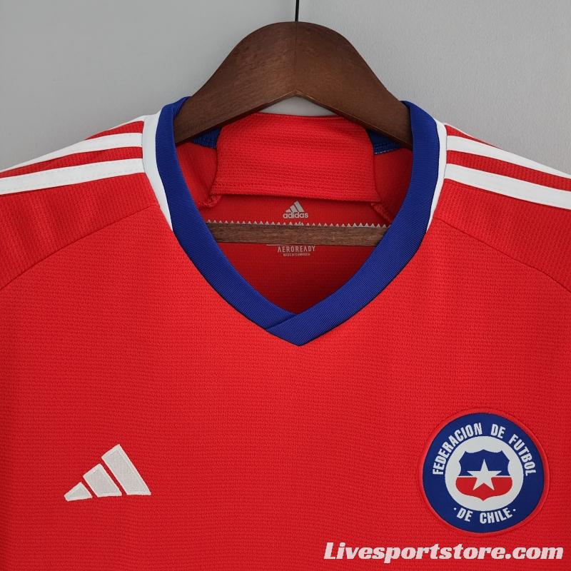 2022 Chile Home Soccer Jersey