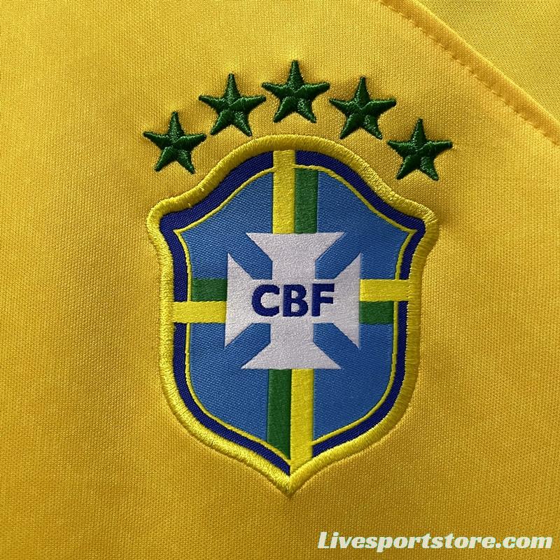 2022 Brazil Black Concept Yellow Jersey