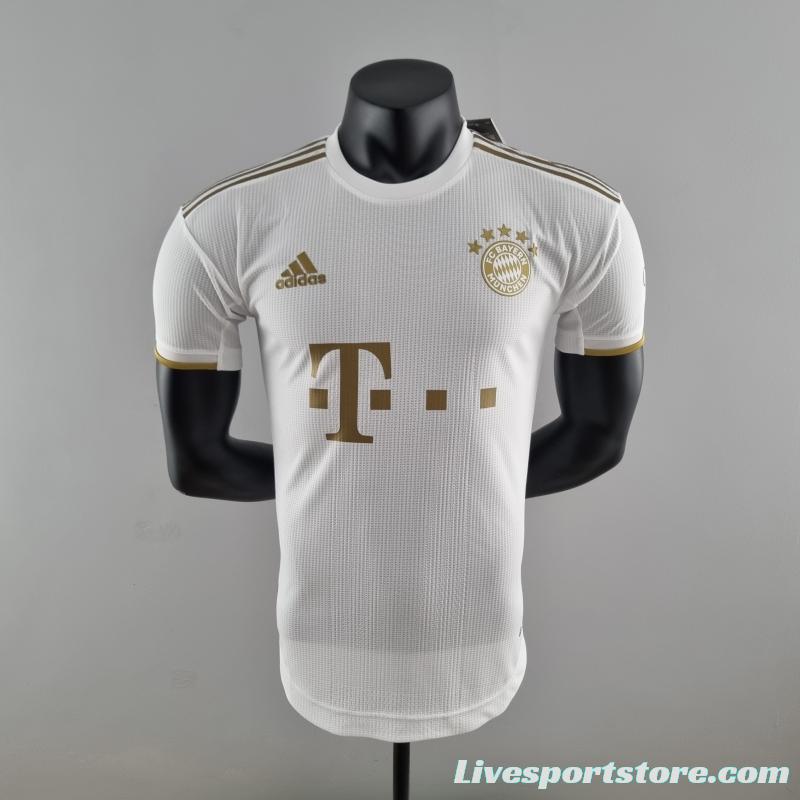 Player Version 22/23 Bayern Munich Away Soccer Jersey