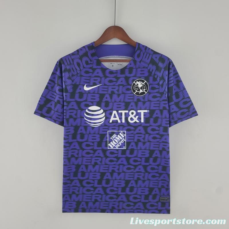 22/23 Club America Training Purple Jersey