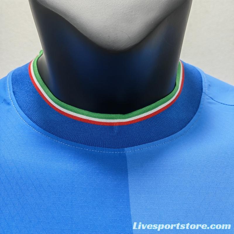 Player Version Italy Home Jersey