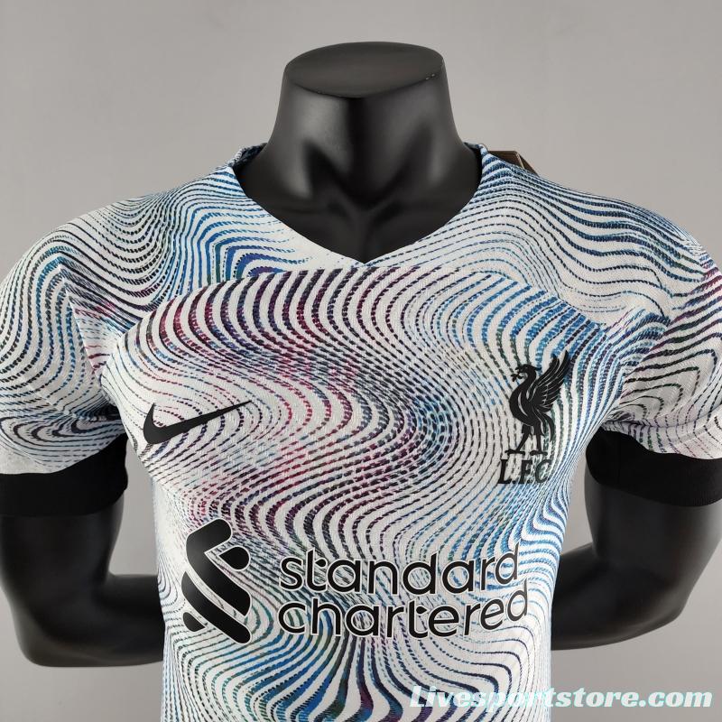 Player Version 2022 Liverpool Away Soccer Jersey