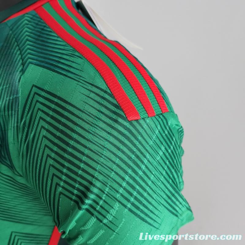 Player Version 2022 Mexico Home Soccer Jersey