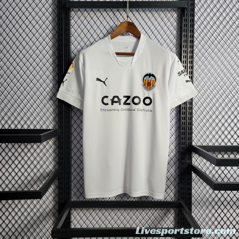 22/23 Valencia Home Soccer Jersey