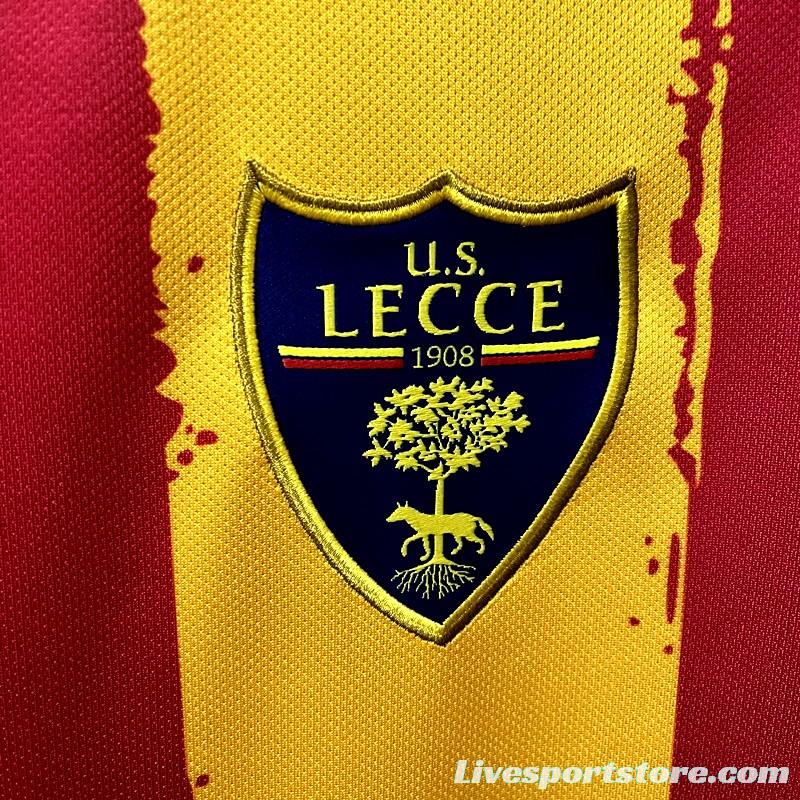 22/23 Lecce Home Soccer Jersey