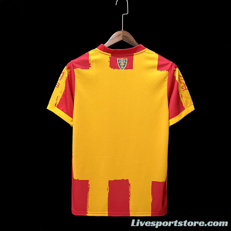 22/23 Lecce Home Soccer Jersey