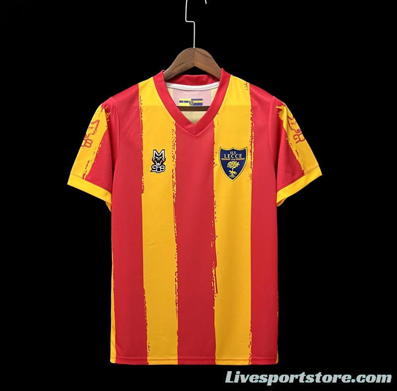 22/23 Lecce Home Soccer Jersey