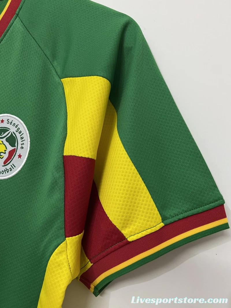 Retro 2002 Senegal Green Jersey