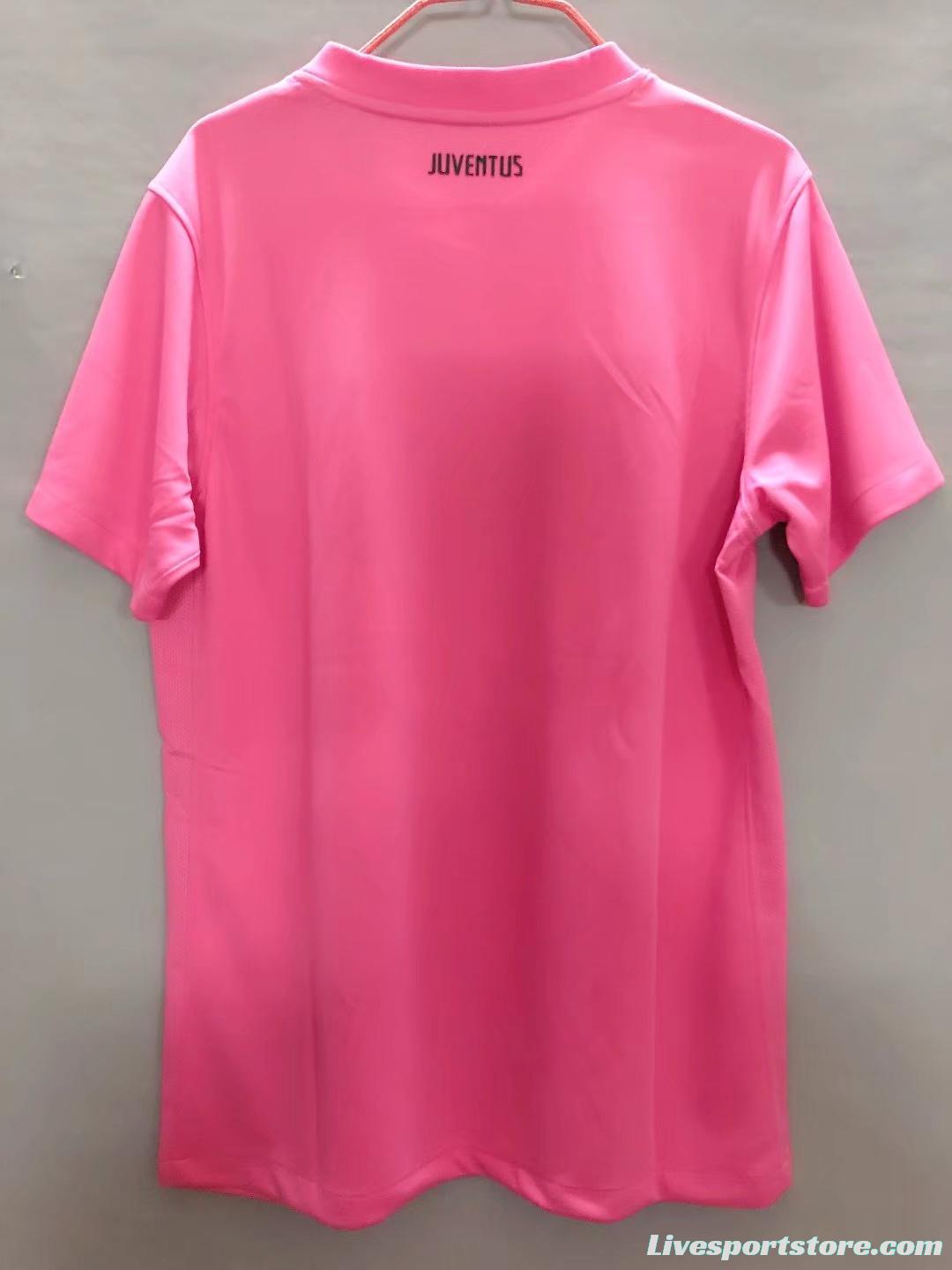 Retro 11/12 Juventus Away Pink Soccer Jersey