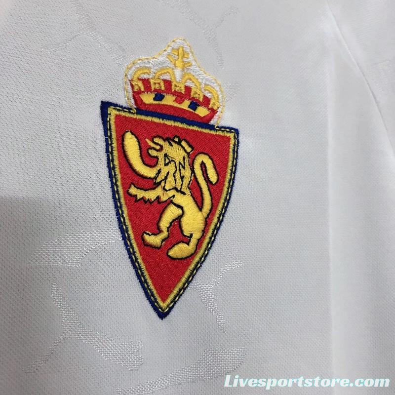 Retro 94/95 Zaragoza Home Soccer Jersey