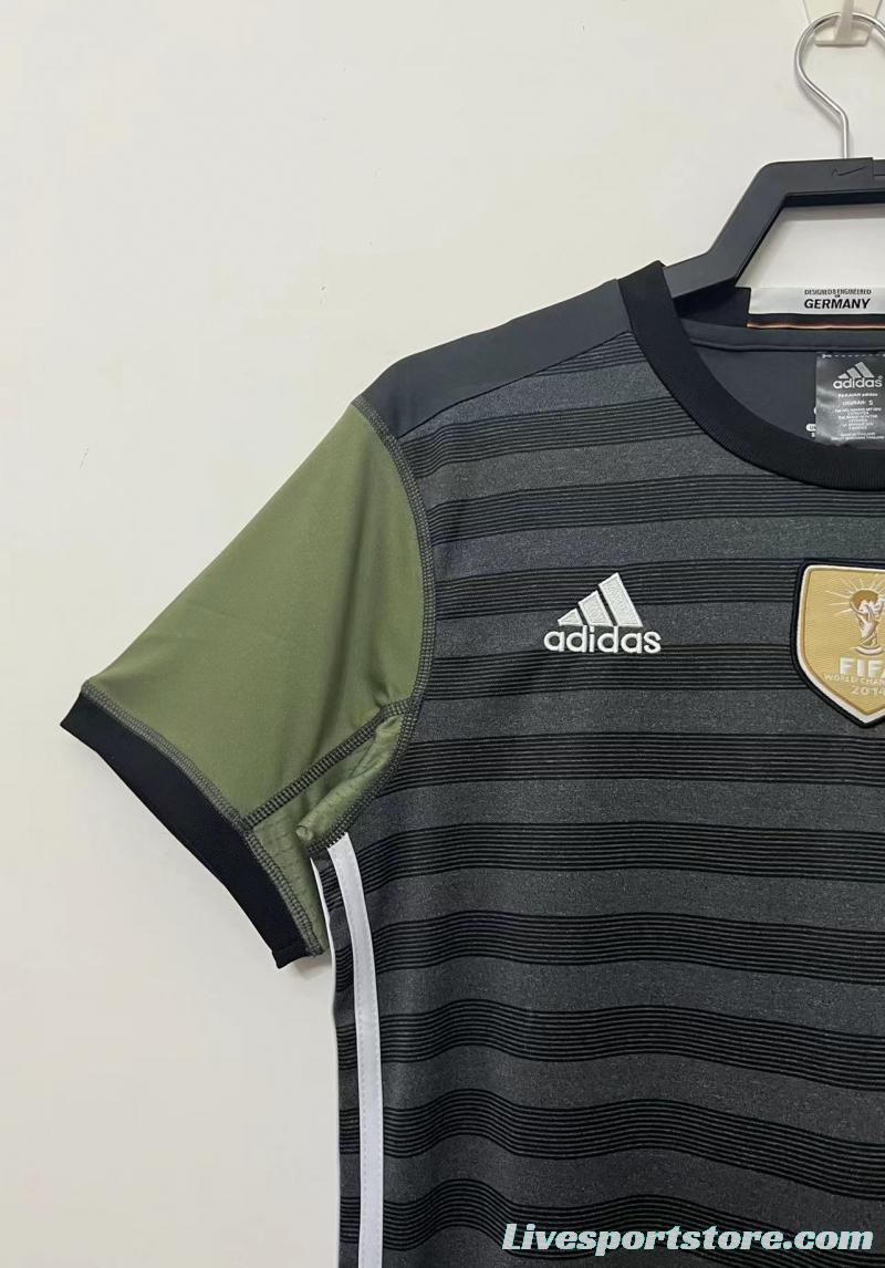 Retro 2016 Germany Away Soccer Jersey