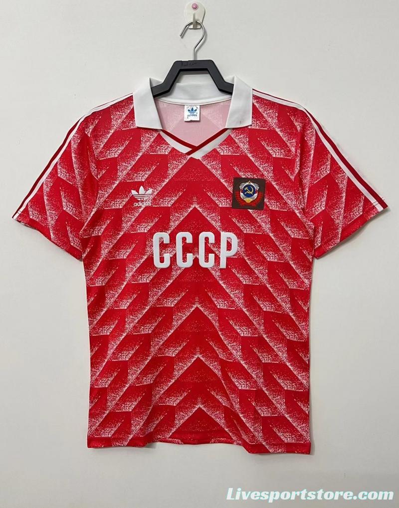 Retro 87/88 USSR Home Soccer Jersey