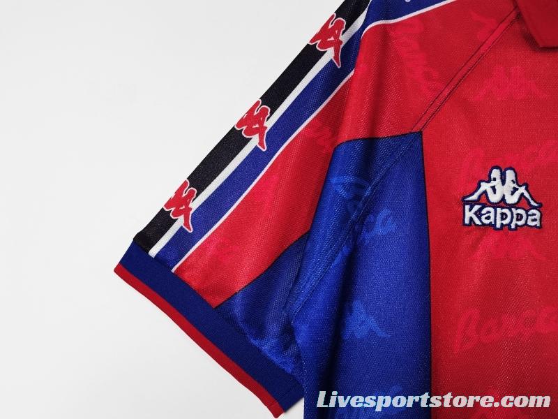 Retro 1995/97 Barcelona Home Soccer Jersey