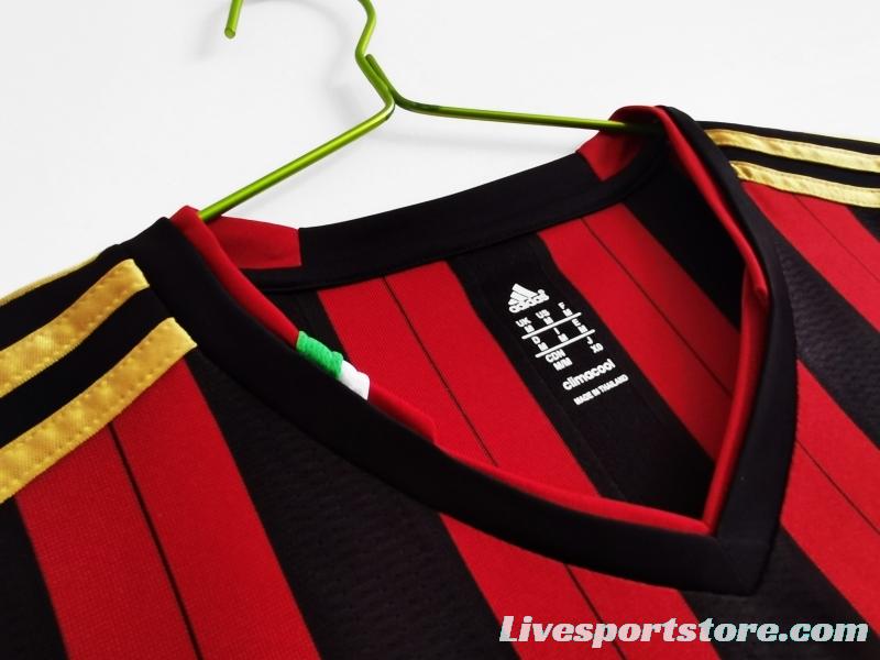 Retro 2013/14 AC Milan Home Soccer Jersey