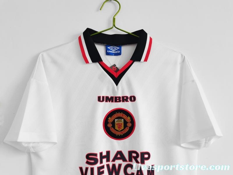 Retro 1996/97 Manchester United Away Soccer Jersey