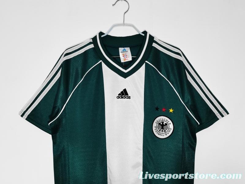 Retro 1998 Germany Away Soccer Jersey