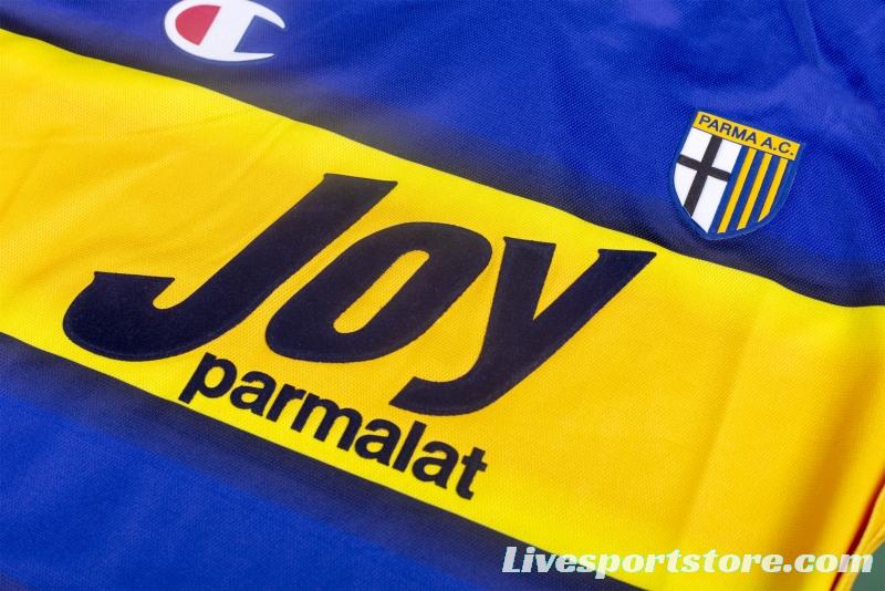 RETRO 01/02 Parma Home Soccer Jersey