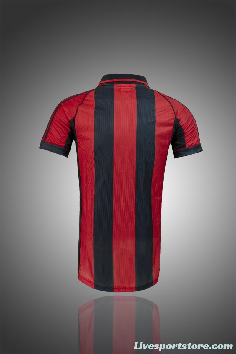 RETRO 98/00 AC Milan Home Soccer Jersey