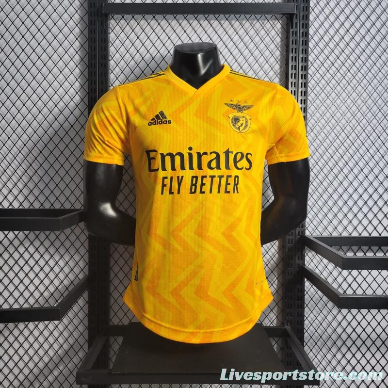 22/23 Player Benfica Away Soccer Jersey