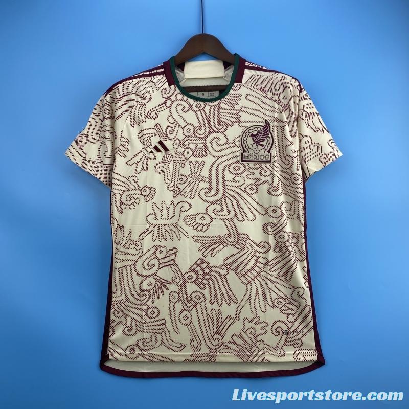 2022 Mexico World Cup Away Soccer Jersey