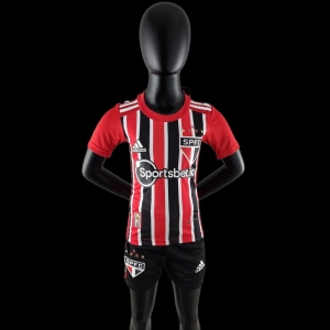 22/23 Kids Sao Paulo Away SIZE16-28 Soccer Jersey