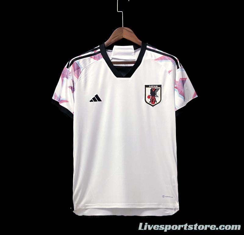 2022 Japan Away White Soccer Jersey