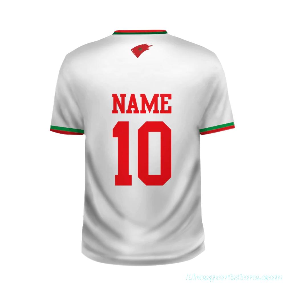 2022 Morocco Away Soccer Jersey