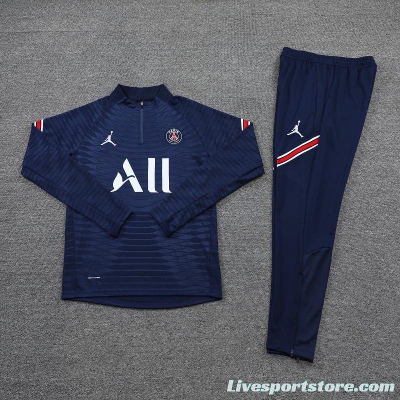 2022 PSG Navy Half Zipper Tracksuit