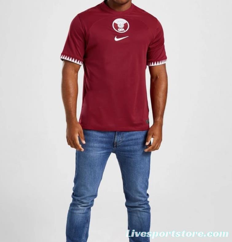 2022 Qatar Home Soccer Jersey