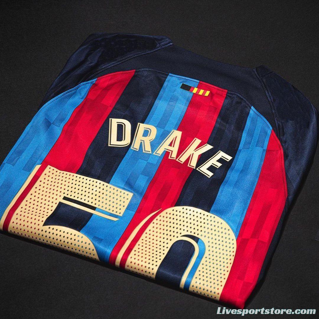 22/23 Barcelona Drake Jersey