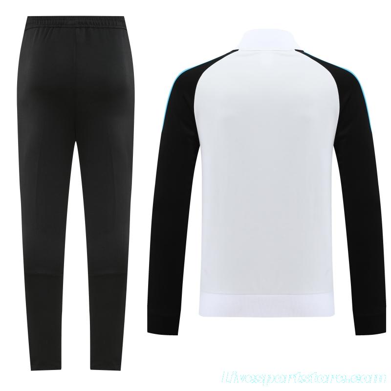 2022 Argentina White Full Zipper Tracksuit