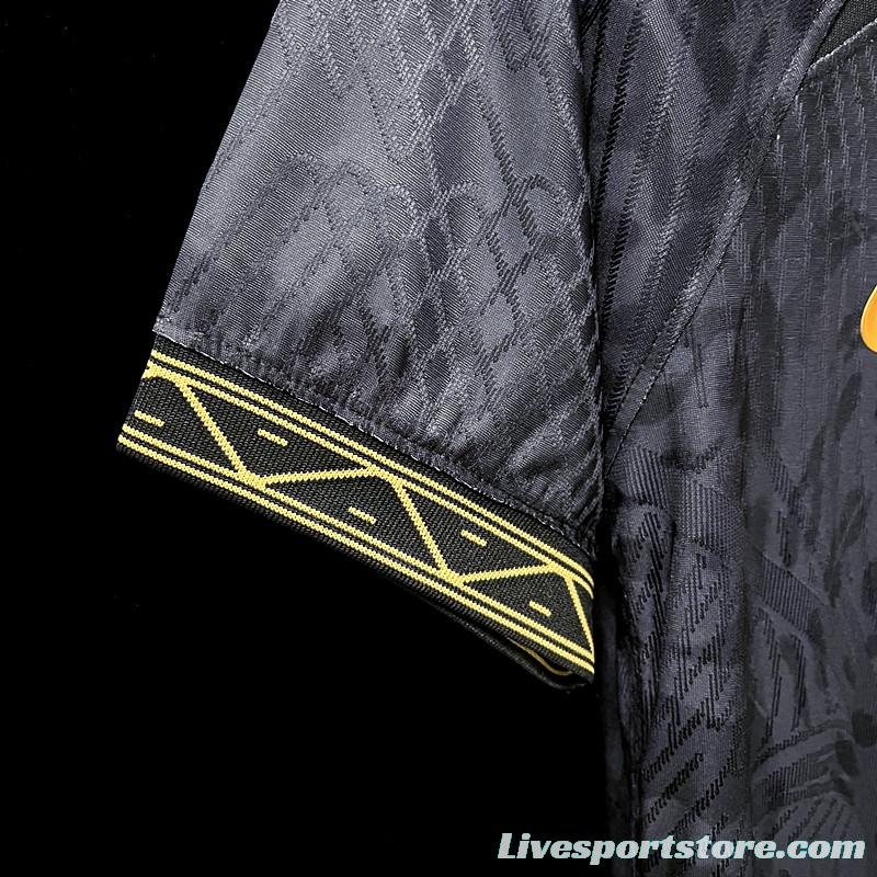 Women  2022 Brazil Black Concept Jersey