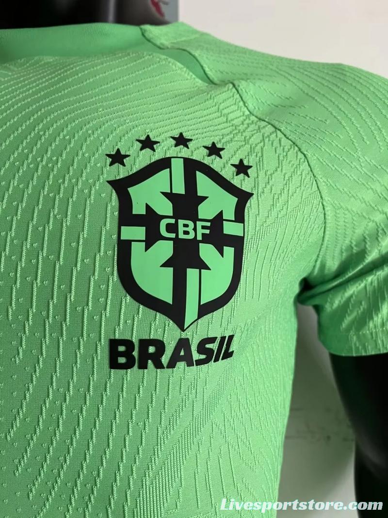 Player Version 2022 Brazil Green Pre-Match Jersey