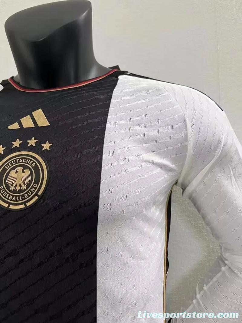 Player Vision 2022 Germany Home Long Sleeve Jersey