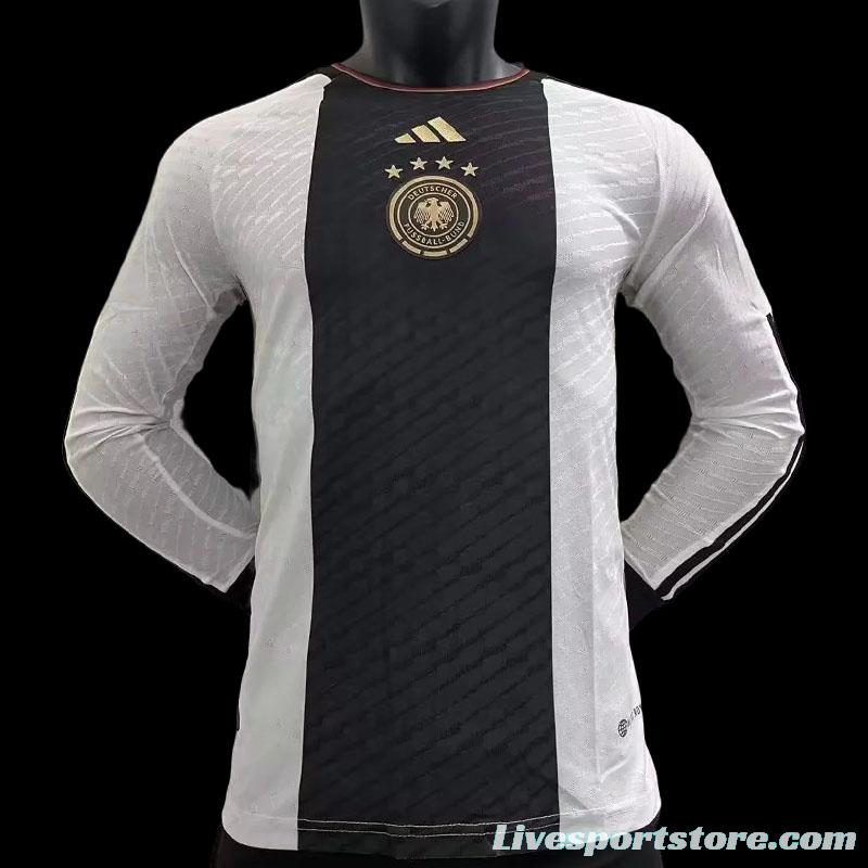 Player Vision 2022 Germany Home Long Sleeve Jersey