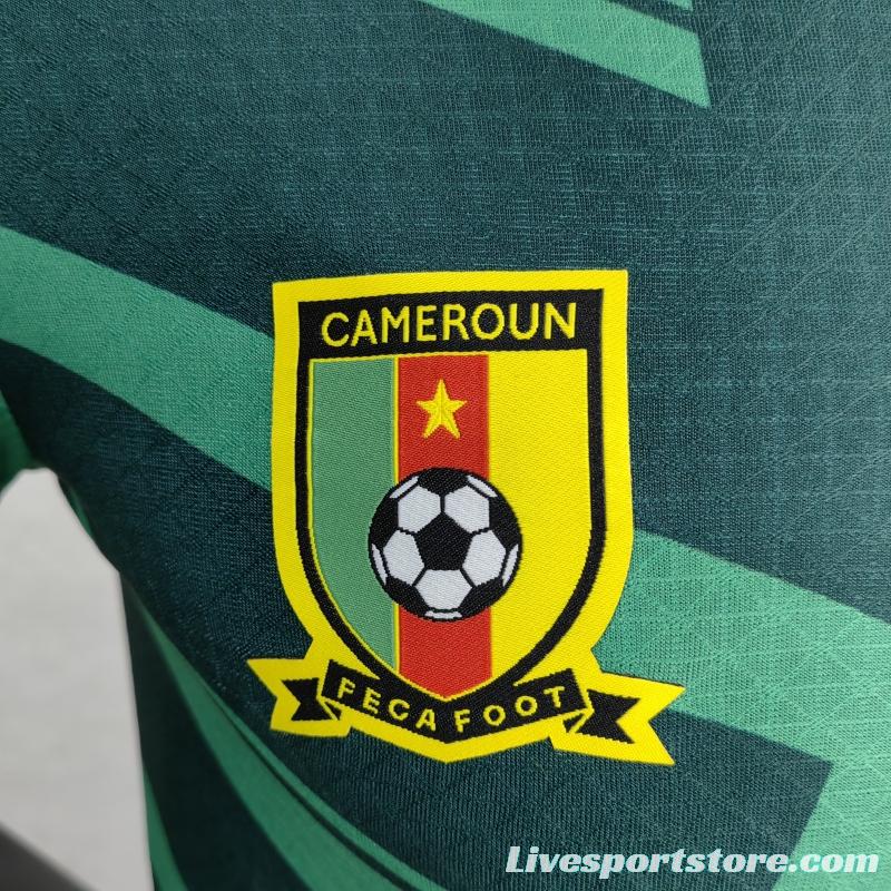 Player Version 2022 Cameroon Home Green Jersey