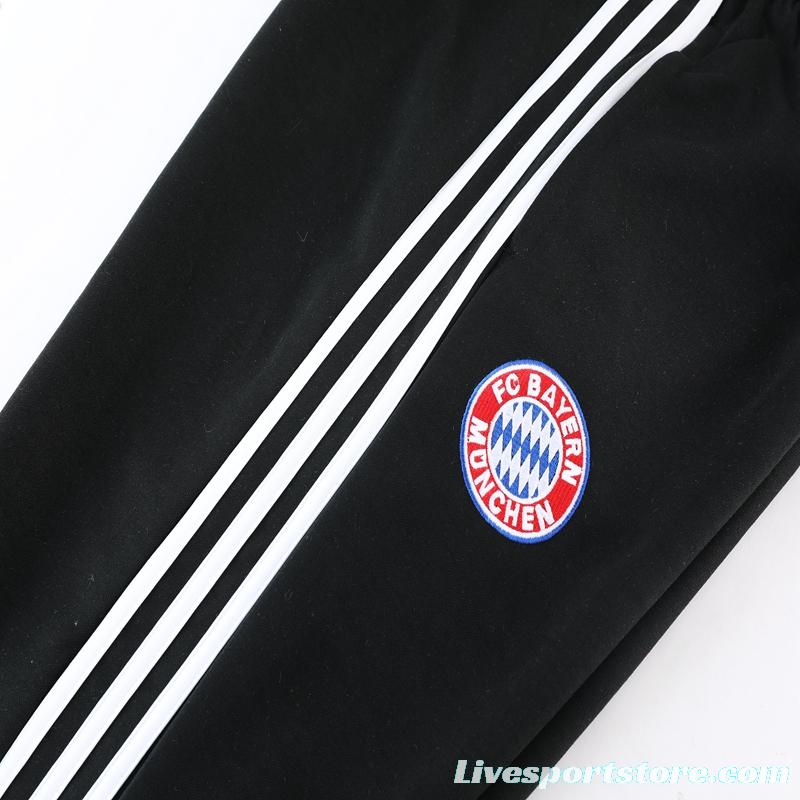 2023 Bayern Munich Red Hoodie Full Zipper Tracksuit